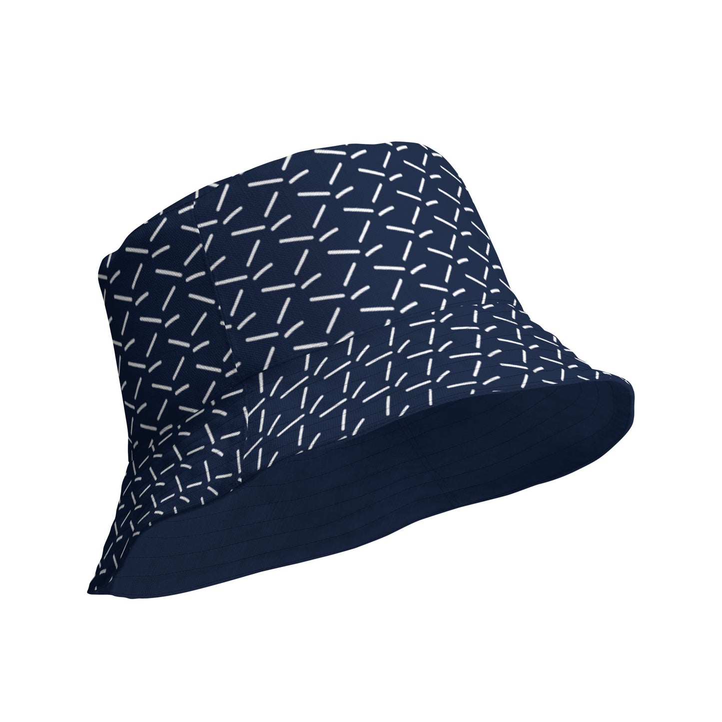 Blue Reversible Bucket Hat