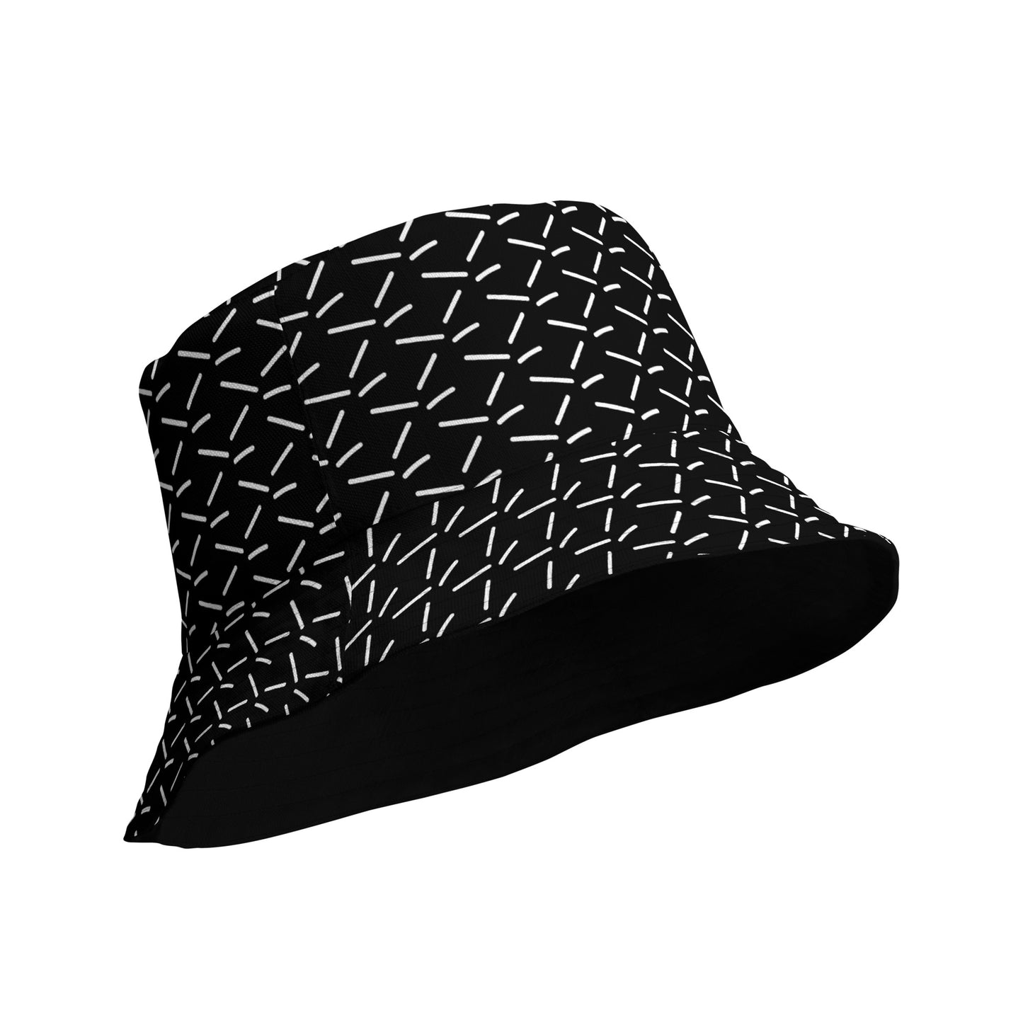 Black Reversible Bucket Hat