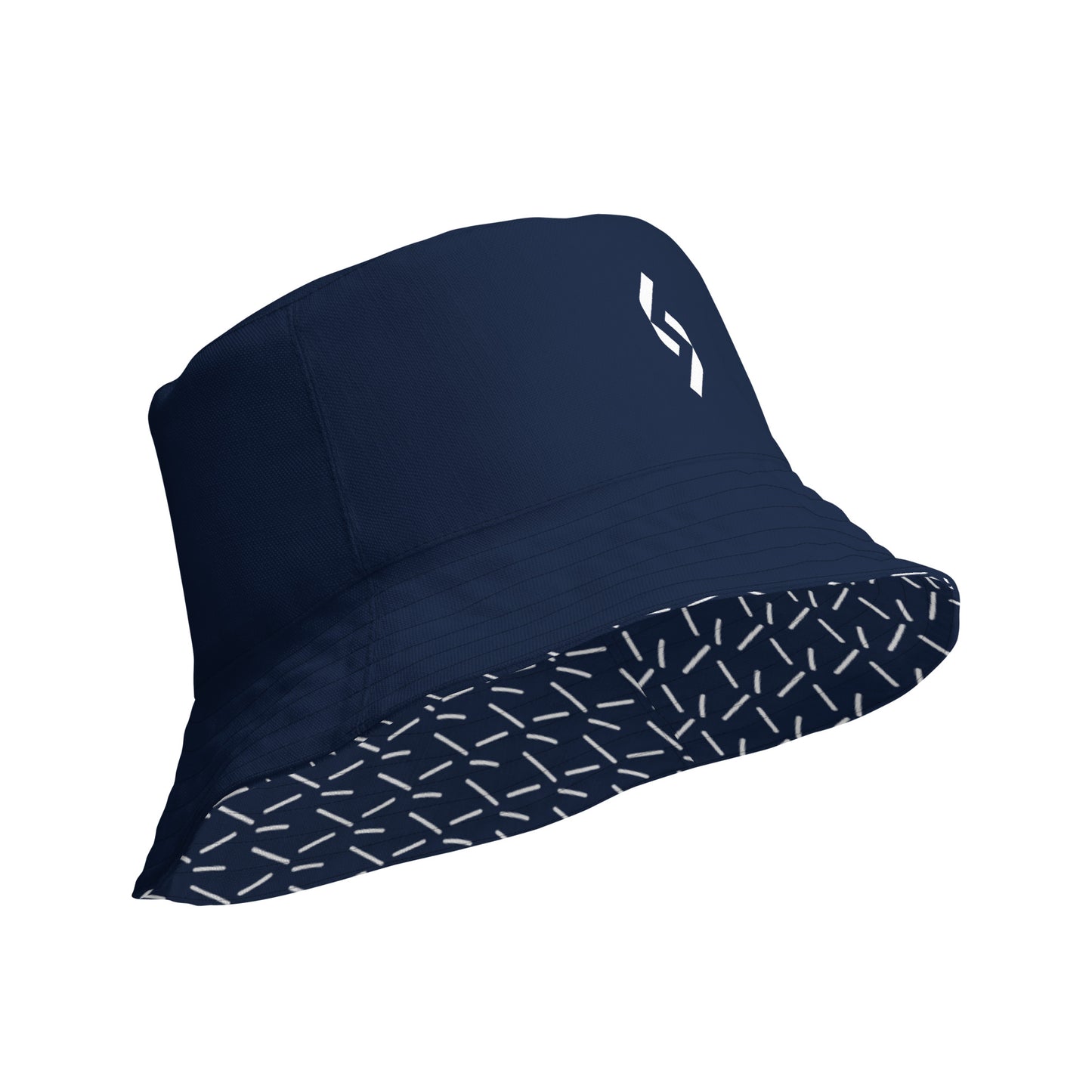 Blue Reversible Bucket Hat